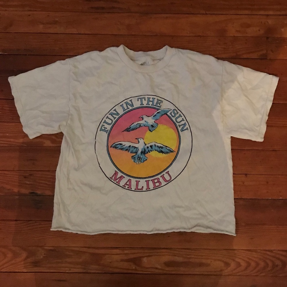 SOLD ON ANOTHER APP Brandy Melville Graphic Tee